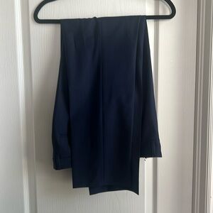 Express Navy Blue Extra slim fit suit pants